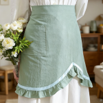 Linen Half Apron — For Baking, Gardening & Painting