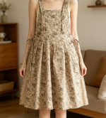 Stylish Linen Pinafore Apron — Cross-Back & Pocket - Image 2