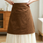 Linen Half Apron — Medieval Vintage Waiter Style