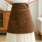 Linen Half Apron — Medieval Vintage Waiter Style