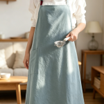 Unisex Linen Apron with Pocket
